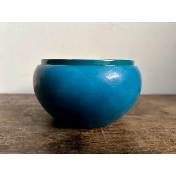 Vintage 1950's Hand Painted Japanese Lacquer Ware Bowl | Mid Century - Picture 4 of 7